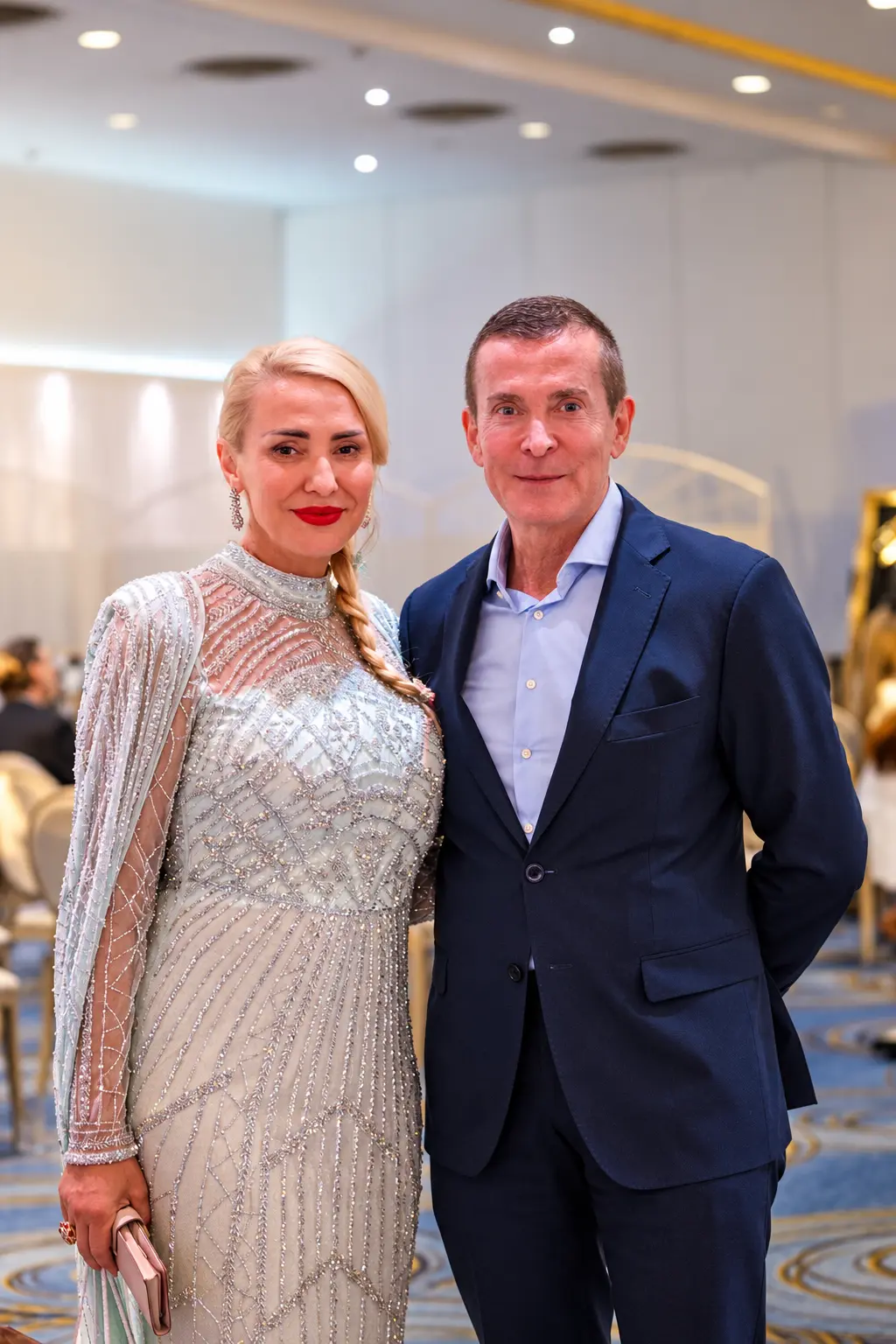 Guests posing together at the Summit gala